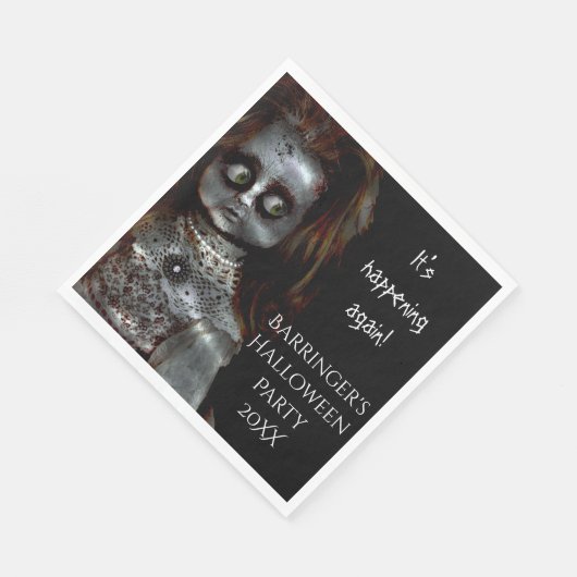 Bang pop enge Halloween Party servet (Hoek)