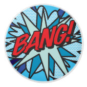 BANG Pret Cool Retro Comic Book Pop Art Keramische Knop (Voorkant)
