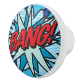 BANG Pret Cool Retro Comic Book Pop Art Keramische Knop (Rechts)