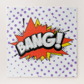 Bang Retro Action Comic Book Bubble Legpuzzel (Verticaal)
