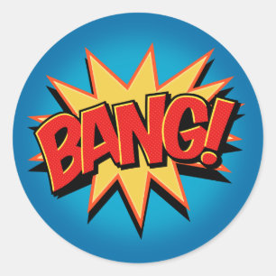 Bang! Ronde Sticker