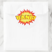 Bang! Ronde Sticker (Tas)