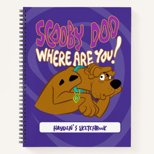 Bang Scooby-Doo Tekenen Notitieboek (Voorkant)