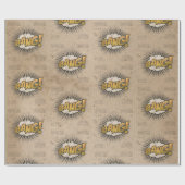 BANG!  stripboek Steampunk Pop Cadeaupapier (Vlak)