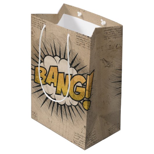 BANG!  stripboek Steampunk Pop Medium Cadeauzakje (Achterkant Gekanteld)