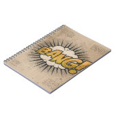 BANG!  stripboek Steampunk Pop Notitieboek (Linkerzijde)