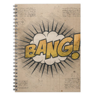BANG!  stripboek Steampunk Pop Notitieboek