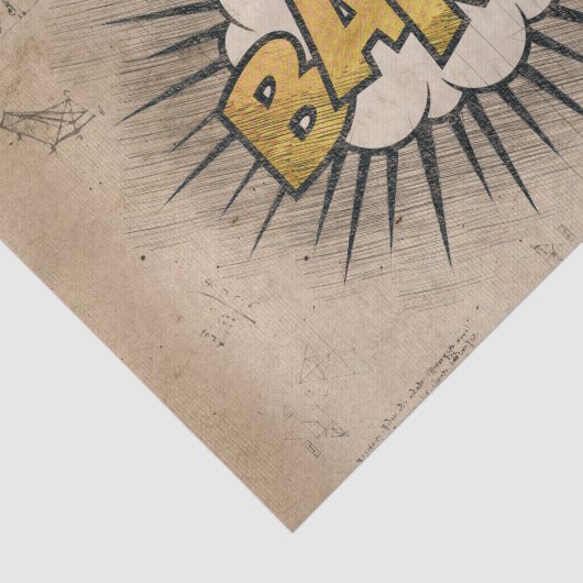 BANG! stripboek Steampunk Pop Tissuepapier (Detail)