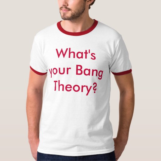 Bang-theorie t-shirt (Voorkant)