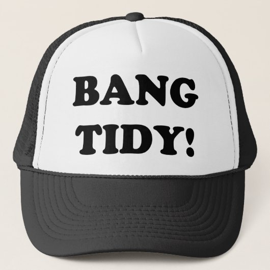 "BANG TIDY!" TRUCKER PET (Voorkant)