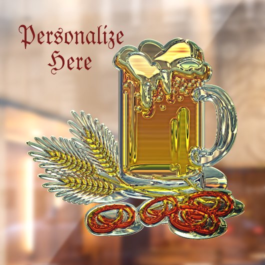 Bang voor baarmoederbakkersbout (bout) raamsticker (Vel 2)