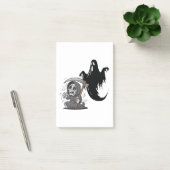 Bang voor een grimmige maaier en geest. post-it® notes (Kantoor)