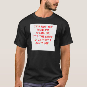 bang voor het donker t-shirt