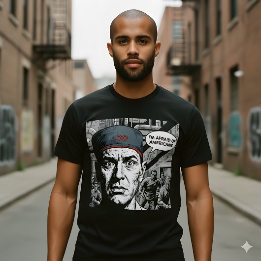 Bang voor het lawaai – Comic T-shirt