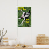 Bang Ze Af Met Vriendelijkheid Great Dane Poster (Keuken)