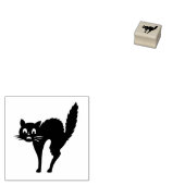 Bang Zwart Halloween Kat Kinder Plezier DIY Kunst Rubberstempel (Gestempeld)