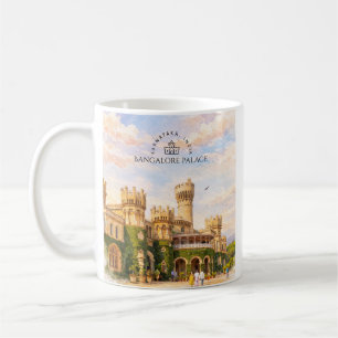 Bangalore Paleis India Aquarel Reis Herinnering Koffiemok