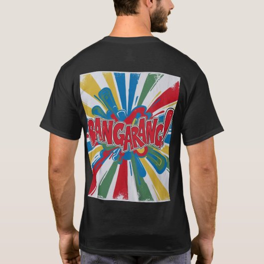 Bangarang! Dynamisch grafisch T-shirt (Achterkant)
