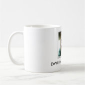 bange aap, EWW!  ochtendadem - Gepersonaliseerd Koffiemok (Links)