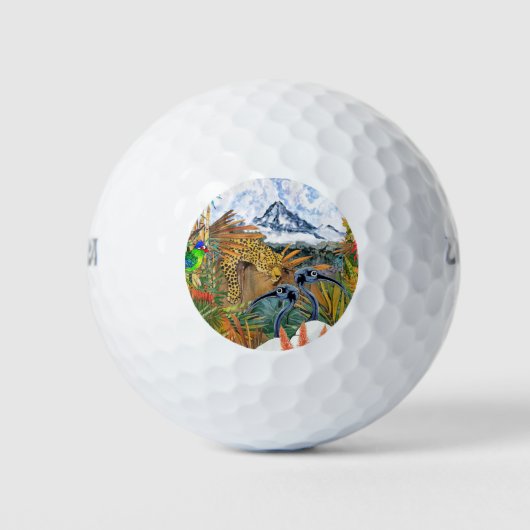 bange berg golfballen (Voorkant)