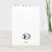 Bange Kat Familie Kaart (Achterkant)