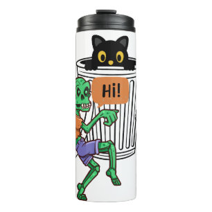 Bange Kat Halloween Thermosbeker