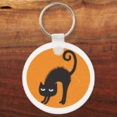 bange kattenSleutelhanger Sleutelhanger (Voorkant)