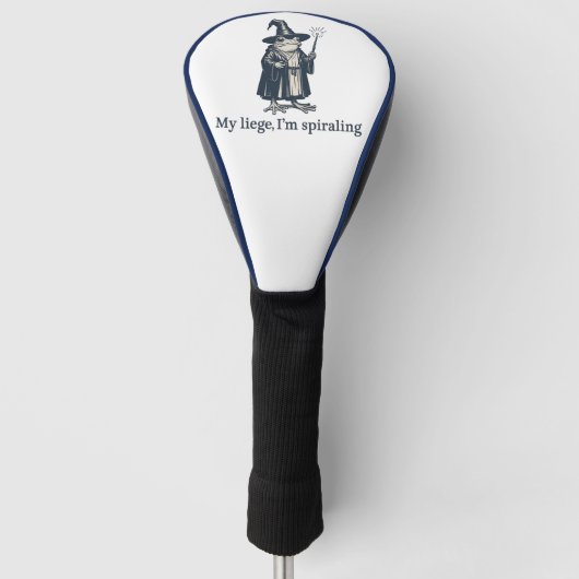 Bange Kikkervolgeling Grappig ADHD Neurodiversitei Golfheadcover (Voorkant)