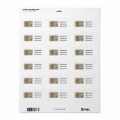 Bange Kinderen Lachende Jack O' Lantern Pompoen Etiket (Full Sheet)