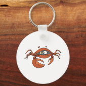 bange kleine krab sleutelhanger (Voorkant)