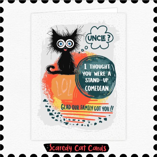Bange Oom Kat Kaart