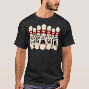 Bangende Kegelshirt Voor Bowler Bowling Grapsshirt T-shirt
