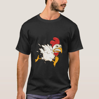 Bangende Rennende Kip T-shirt