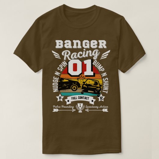 Banger Racing Motorsport T-shirt (Design voorkant)