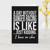 Banger Racisme grappig geschenk Kaart (Gele Bloem)