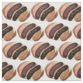 Bangers en Mash Sausage Potates British UK Food Stof (Swatch)