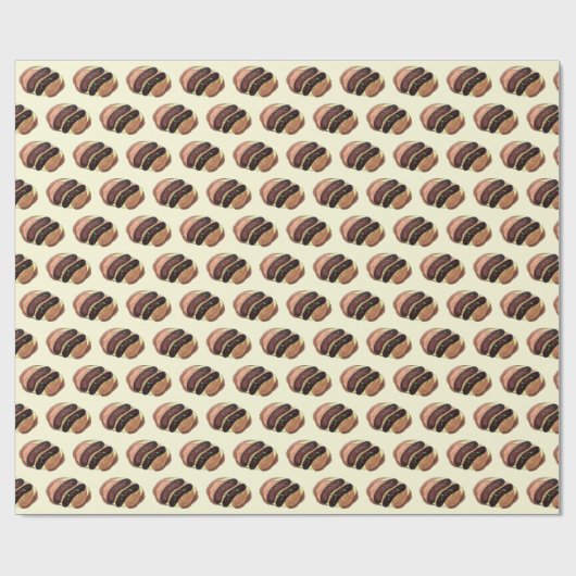 Bangers en Mash UK Food Sausage Potates Cadeaupapier (Vlak)