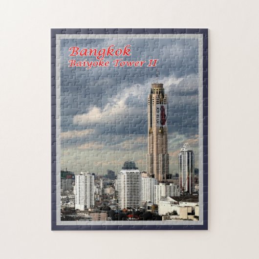 Bangkok - Bayoke Tower II - Thailand - Legpuzzel (Verticaal)