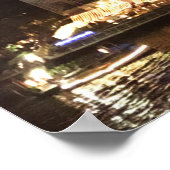 Bangkok bij nacht poster (Hoek)