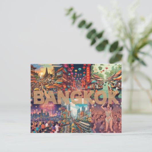 Bangkok Briefkaart (Staand voorkant)