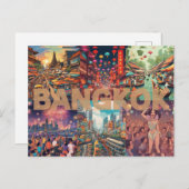 Bangkok Briefkaart (Voorkant / Achterkant)