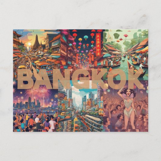 Bangkok Briefkaart (Voorkant)