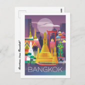 Bangkok Briefkaart (Voorkant / Achterkant)