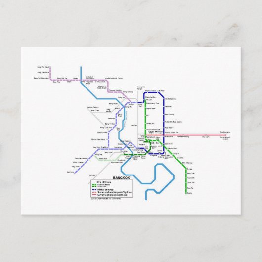 Bangkok Briefkaart (Voorkant)