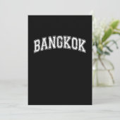 Bangkok City Capital of Thailand Kaart (Staand voorkant)