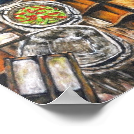 Bangkok, Floating Market Print (Hoek)