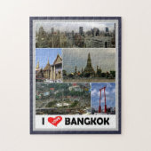 Bangkok - I Love - Thailand - Legpuzzel (Verticaal)
