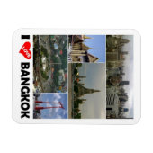 Bangkok - I Love - Thailand - Magnet Magneet (Horizontaal)
