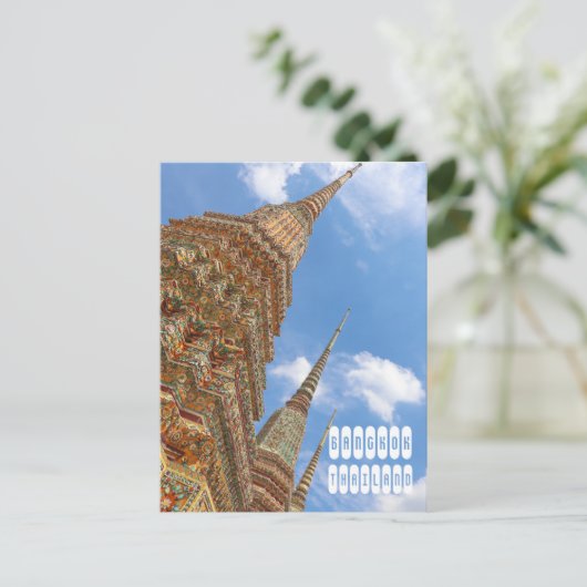 Bangkok in Thailand Feestdagenkaart (Staand voorkant)