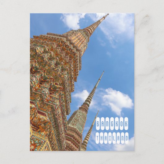 Bangkok in Thailand Feestdagenkaart (Voorkant)